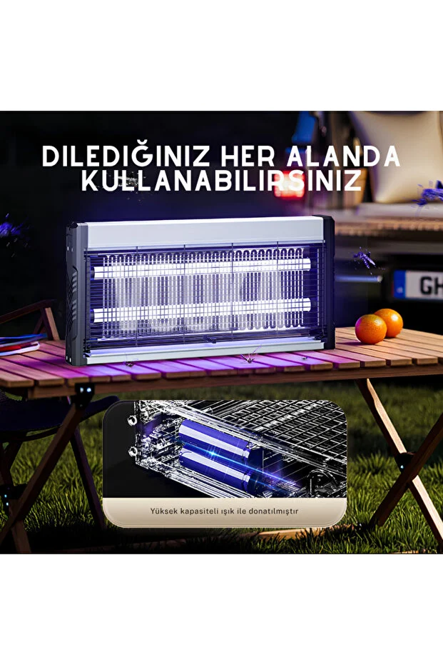  20W Elektrikli UV Sinek Öldürücü Lamba | Sivrisinek Kovucu | Sessiz Güçlü Haşere Kovucu | İç ve Dış Mekan Kullanımına Uygun 10W+10W auhma